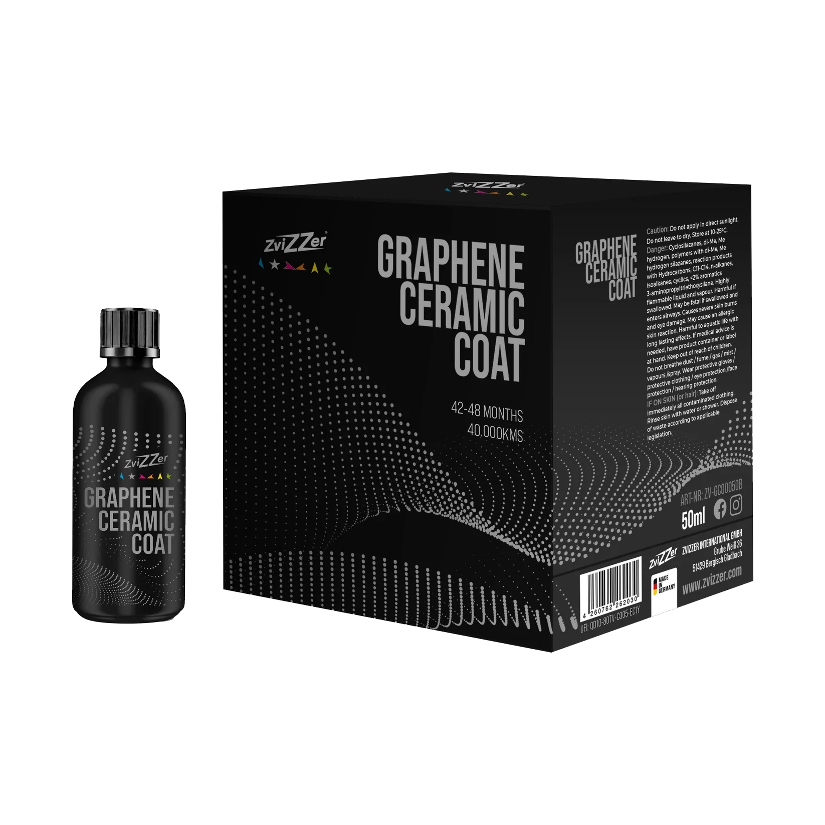 Zvizzer Graphene Ceramic incl. Box 50 ml - Detailing
