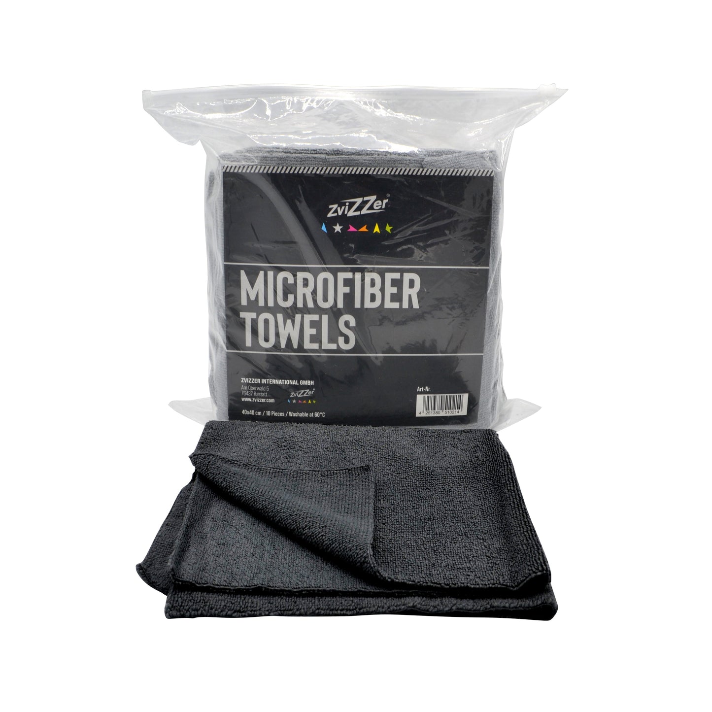 Zvizzer Microfibre Cloth 40X40cm/300 GSM - 10pcs - Mint Green