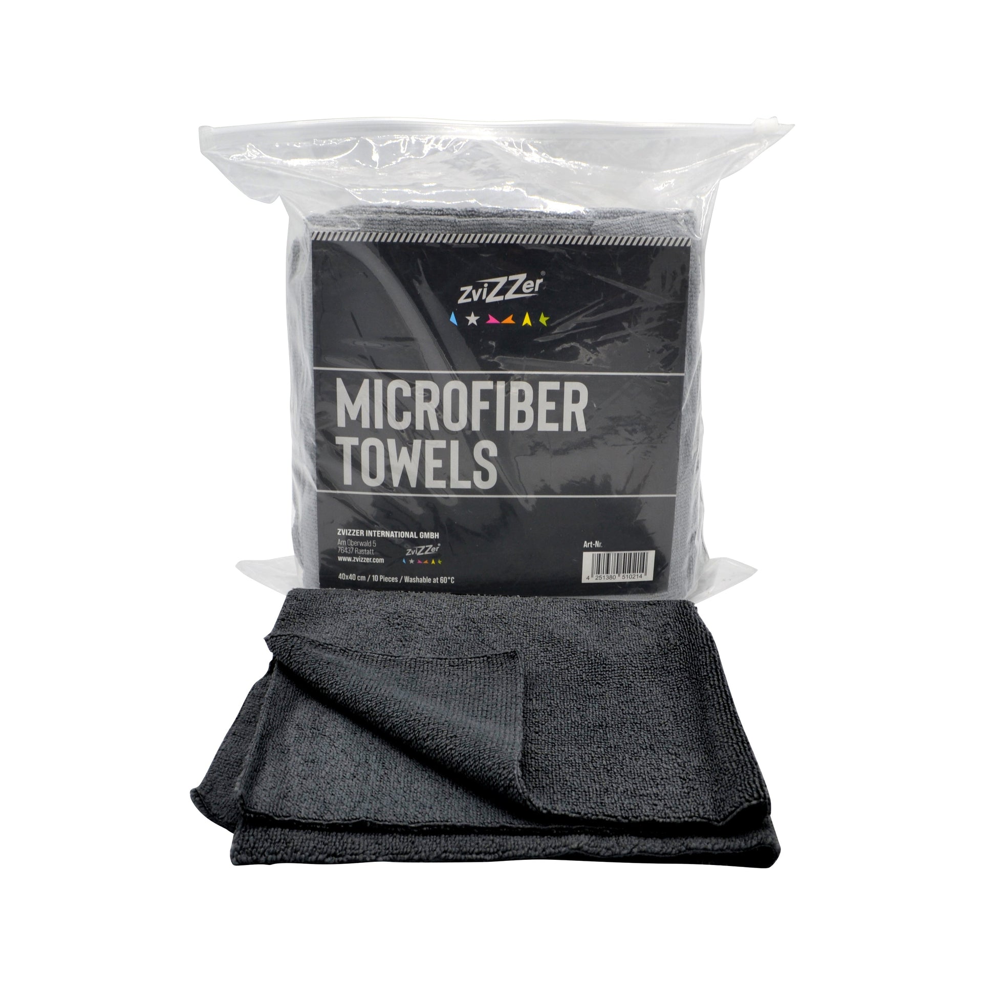 Zvizzer Microfibre Cloth 40X40cm/300 GSM - 10pcs - Mint Green