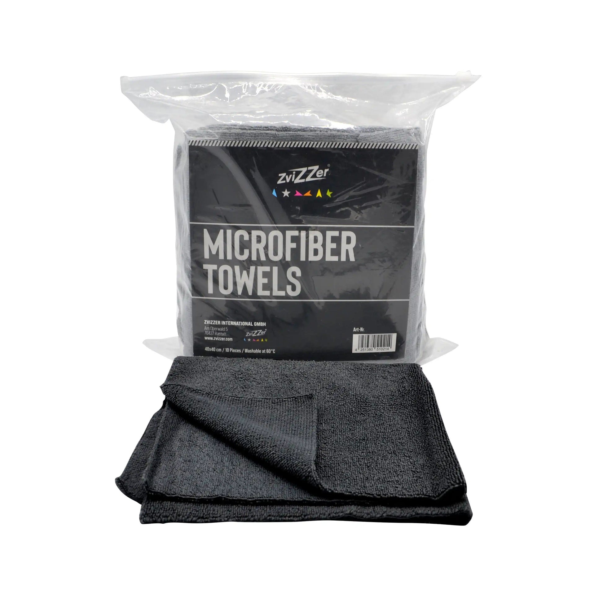 Zvizzer Microfibre Cloth 40X40cm/300 GSM - 10pcs - Mint Green