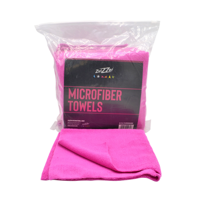 Zvizzer Mircrofiber Cloth 40x40 cm - Pack of 10 - black
