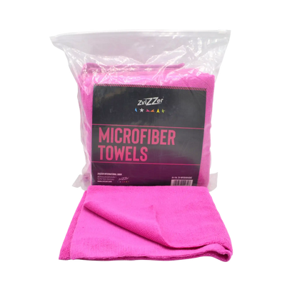Zvizzer Heavy Cut microfibre cloth - red - pack of 10