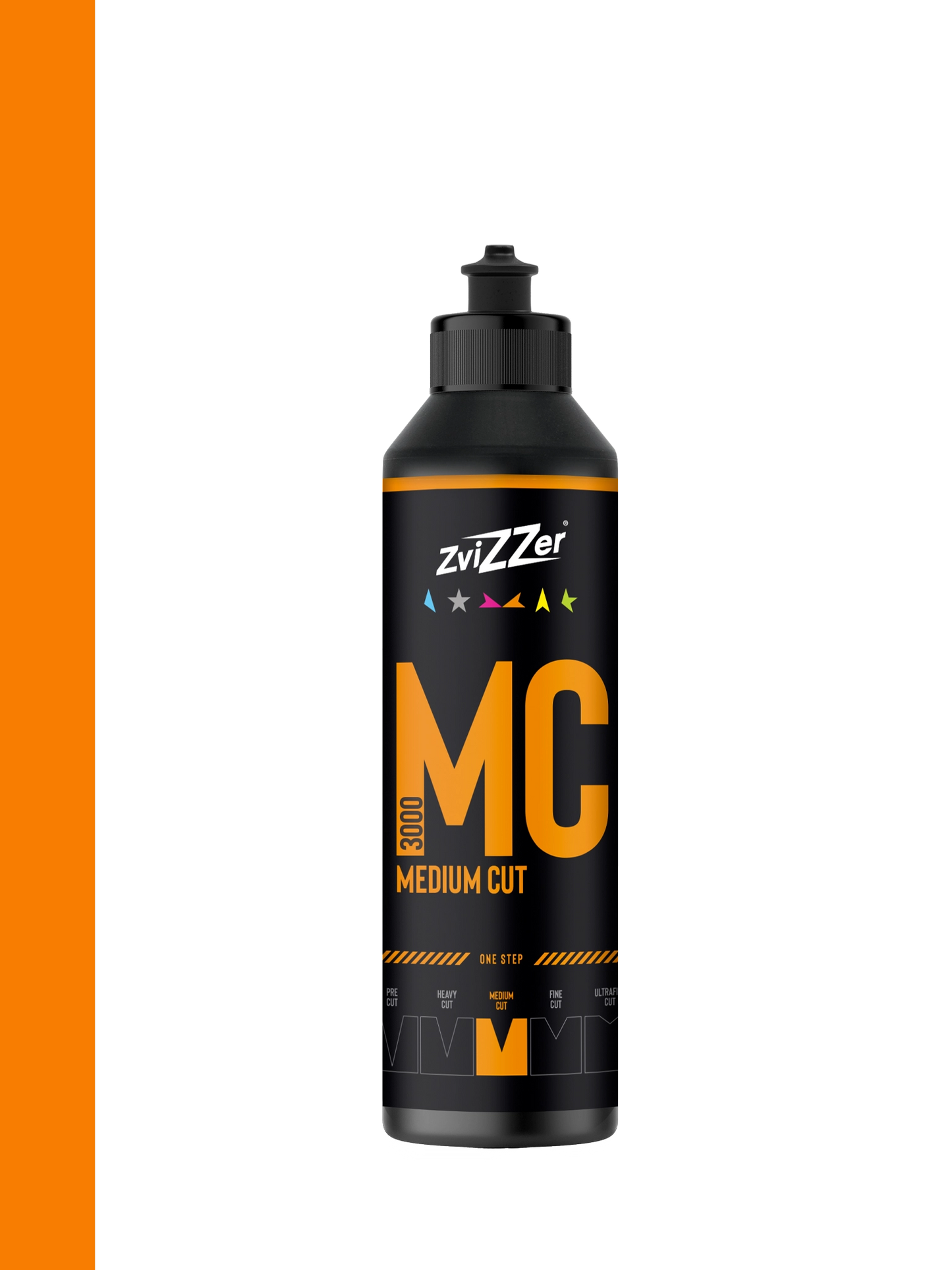 Zvizzer MC 3000 Medium Cut Compound (Orange) 750 ml - 250 ml