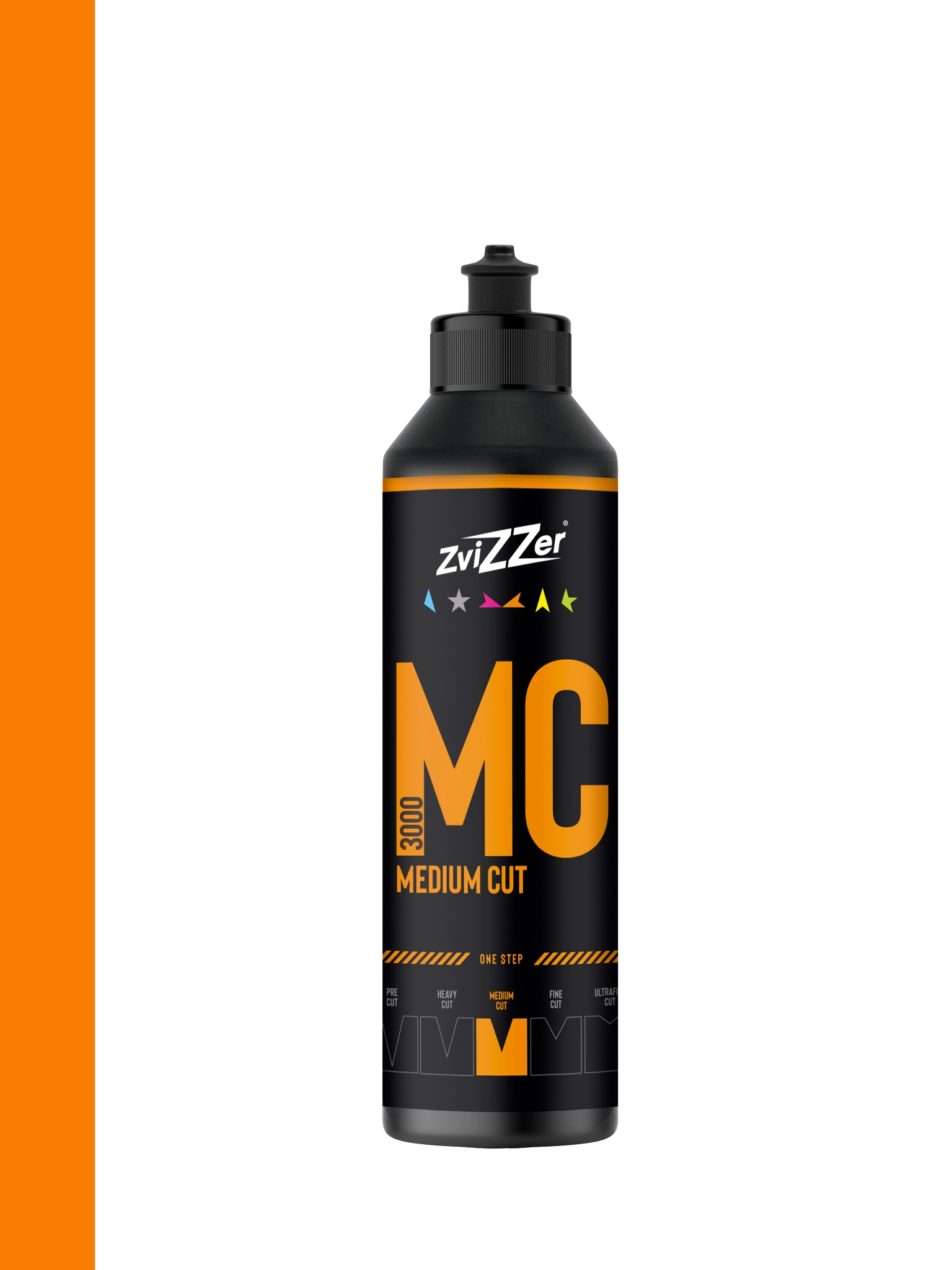 Zvizzer MC 3000 Medium Cut Compound (Orange) 750 ml - 250 ml