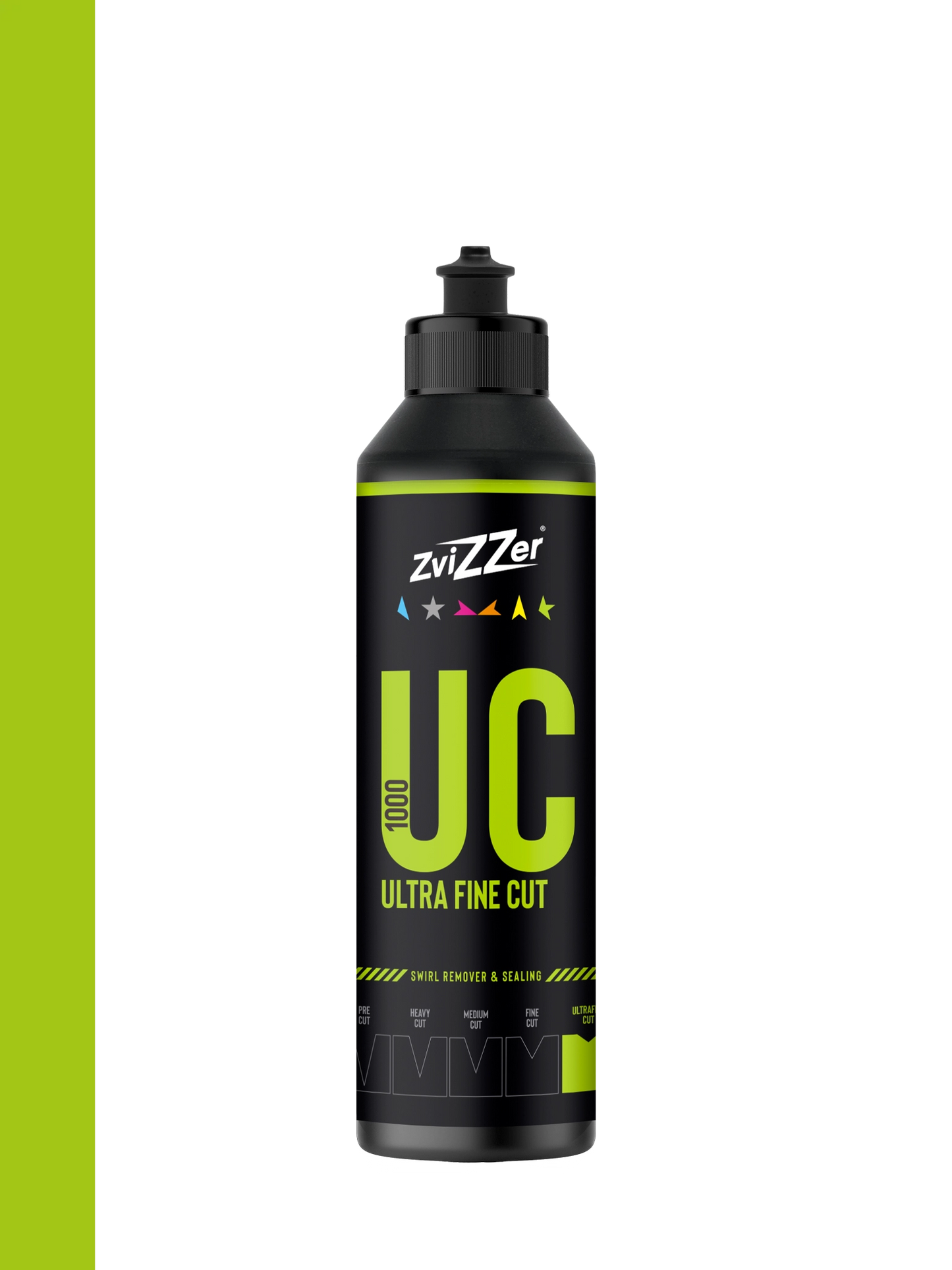 Zvizzer UC 1000 Ultrafine Cut Compound (Green) 750 ml - 250 ml