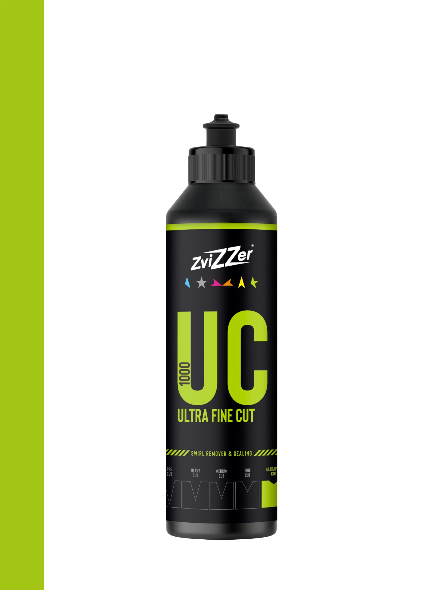 Zvizzer UC 1000 Ultrafine Cut Compound (Green) 750 ml - 250 ml