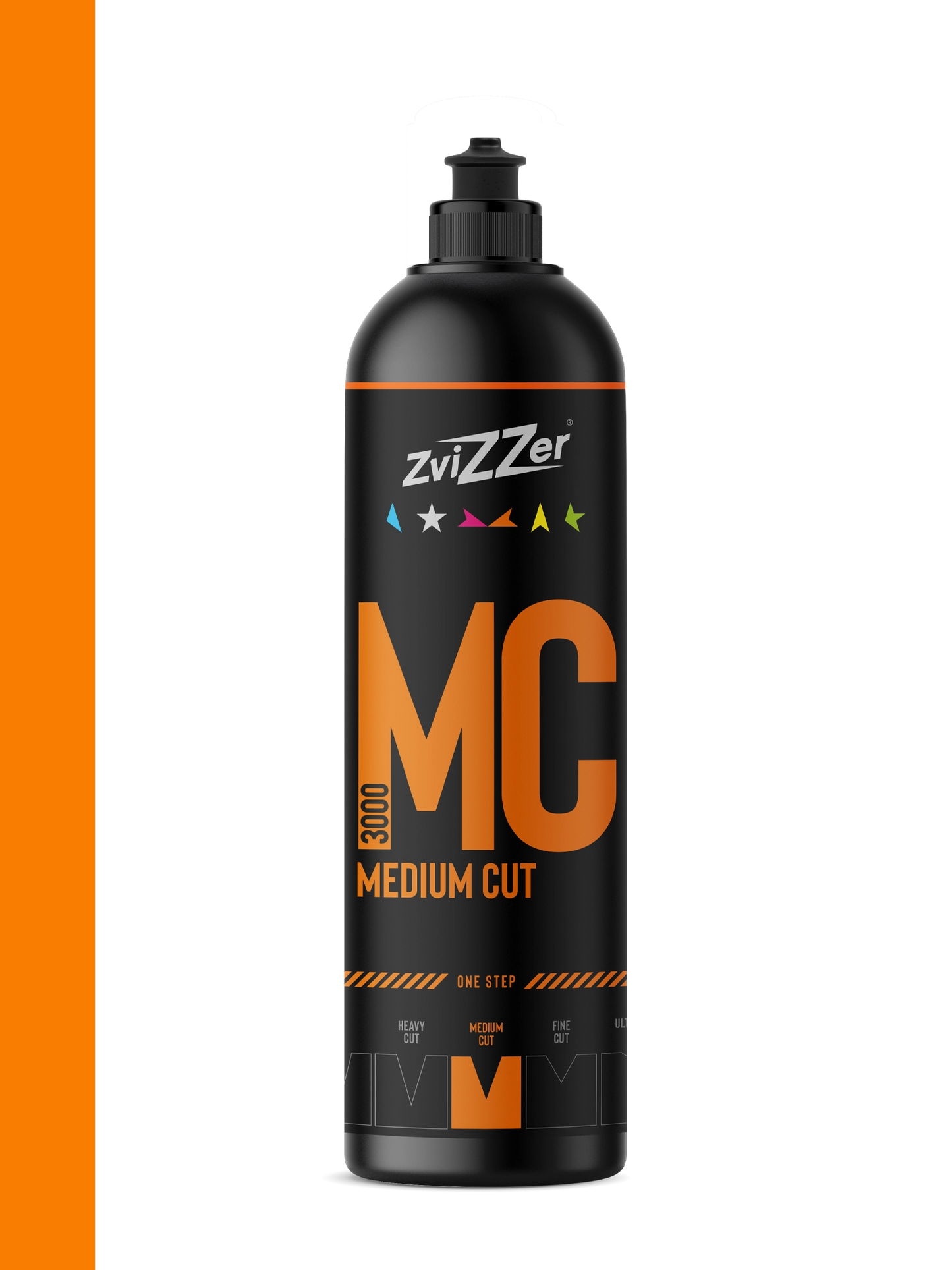 Zvizzer MC 3000 Medium Cut Compound (Orange) 750 ml - Detailing - 750 ml