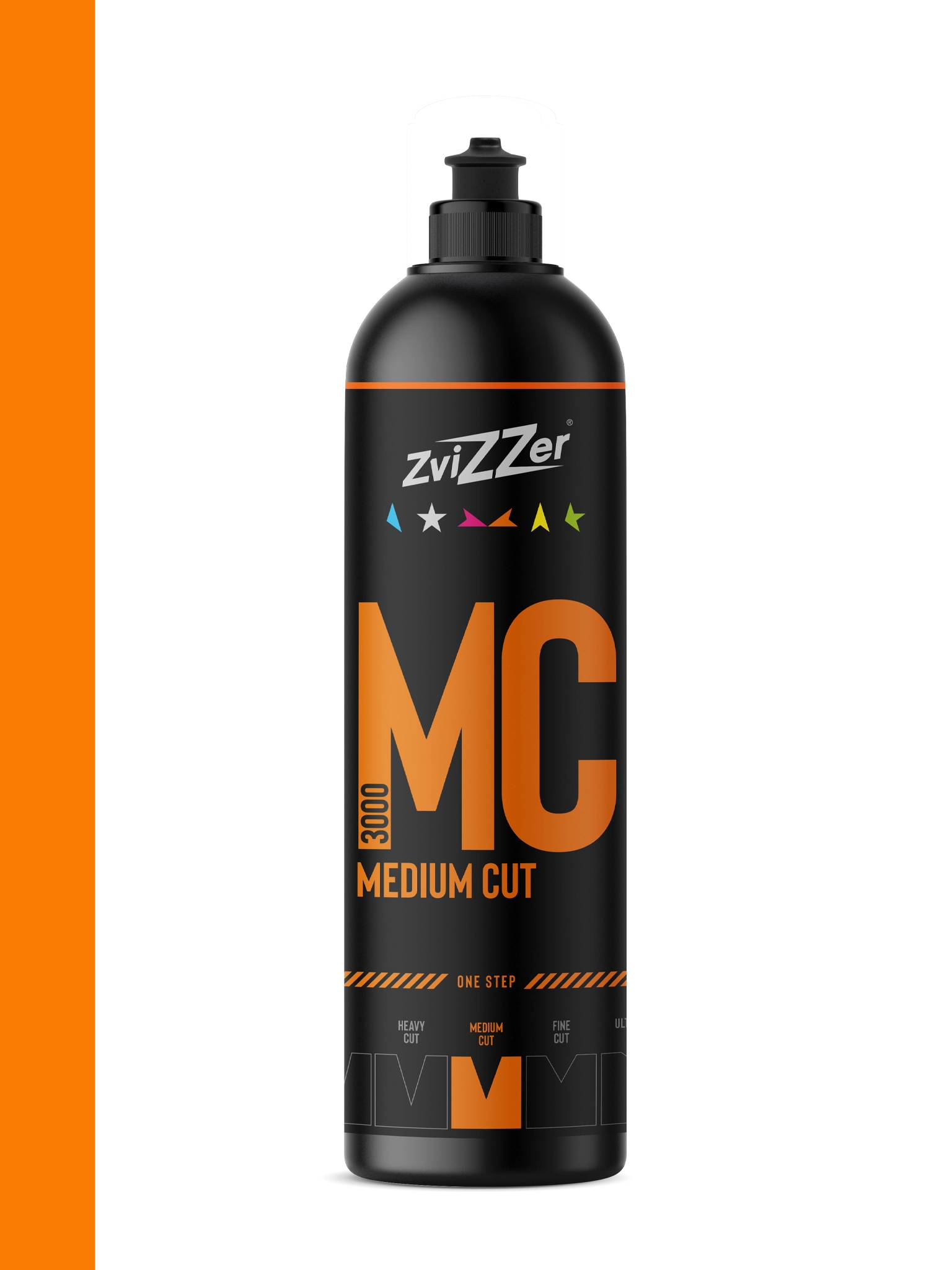 Zvizzer MC 3000 Medium Cut Compound (Orange) 750 ml - Detailing - 750 ml