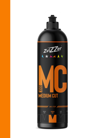 Zvizzer MC 3000 Medium Cut Compound (Orange) 750 ml - Detailing - 750 ml