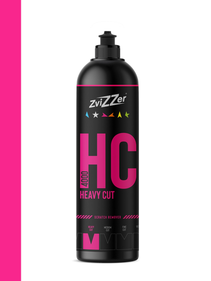 Zvizzer HC 4000 Heavy Cut Compound (Red) 750 ml - Detailing - 750 ml
