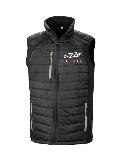 Zvizzer Black Padded Softshell Gilet Unisex)