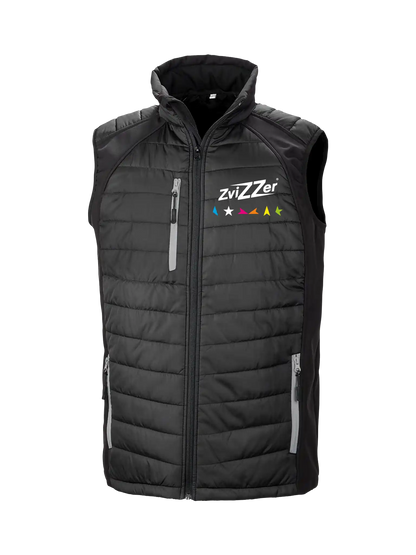 Zvizzer Black Padded Softshell Gilet Unisex) - XL (Chest 47")