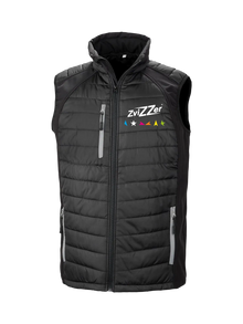 Zvizzer Black Padded Softshell Gilet Unisex) - S (Chest 39")