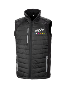 Zvizzer Black Padded Softshell Gilet Unisex) - M (Chest 41")