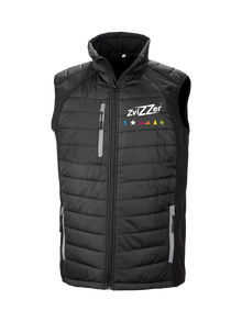 Zvizzer Black Padded Softshell Gilet Unisex) - M (Chest 41")